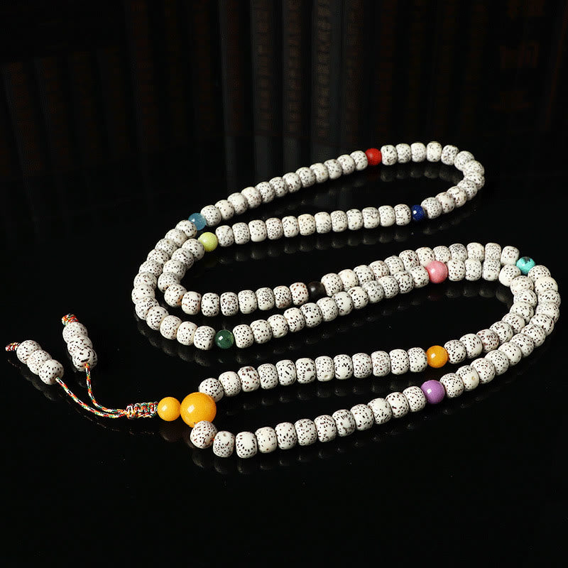 Fortune Jewel Tibetan Bodhi Seed Amber Agate Wealth Bracelet