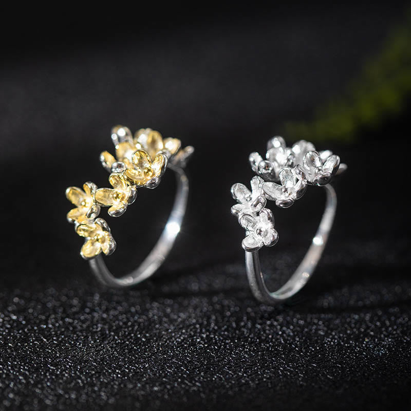 Fortune Jewel 925 Sterling Silver Osmanthus Fragrans Ring