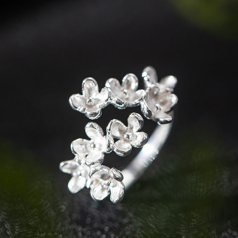 Fortune Jewel 925 Sterling Silver Osmanthus Fragrans Ring