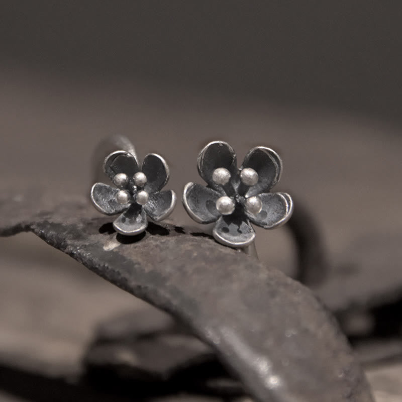 Fortune Jewel 925 Sterling Silver Flowers Ring