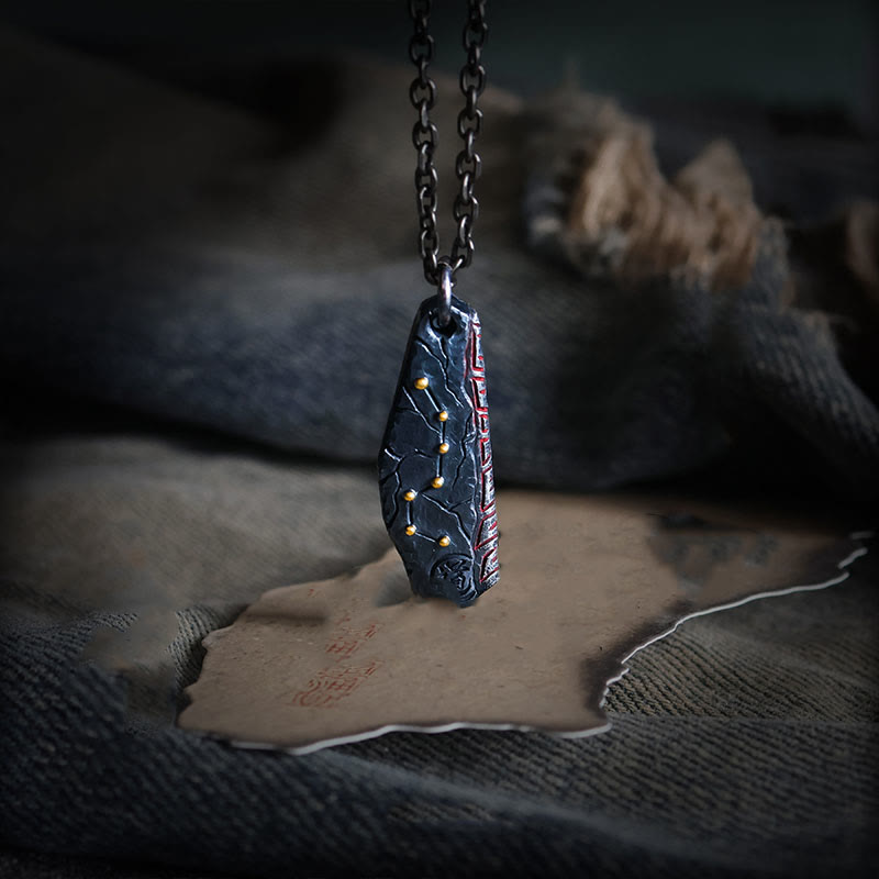 Fortune Jewel 999 Sterling Silver Big Dipper Balance Necklace Pendant