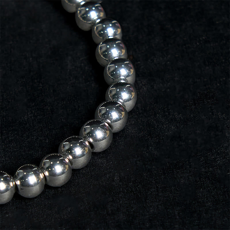 Fortune Jewel Titanium Steel Good Luck Balance Bracelet