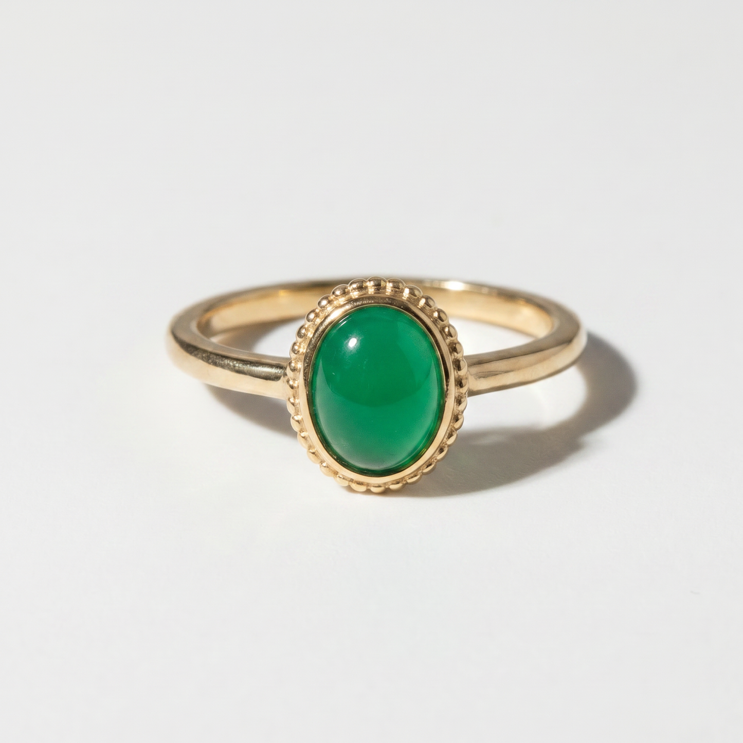 The Cabochon Solitaire | Lab-Grown Emerald