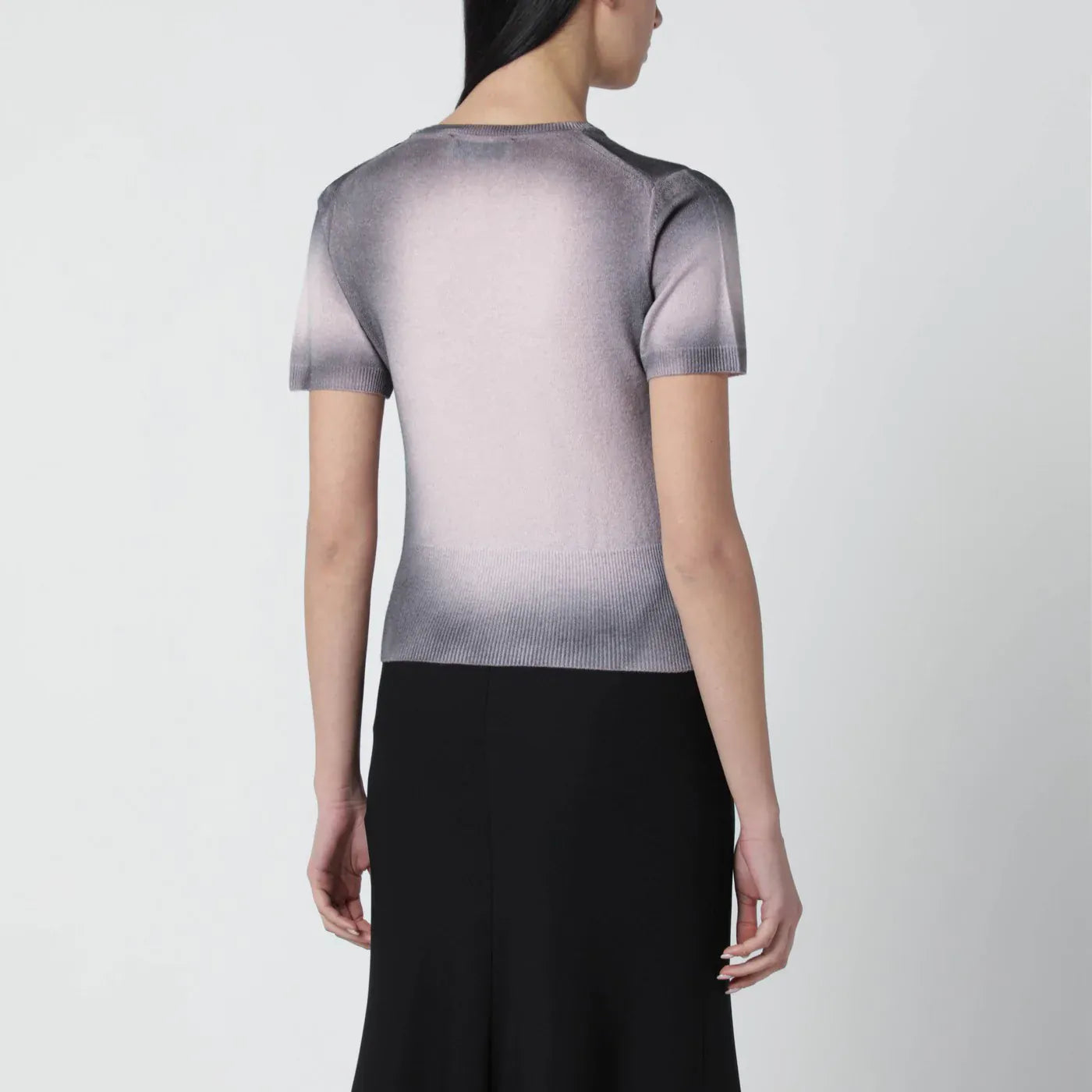 Vivienne Westwood - Pink/black dégradé-effect cardigan