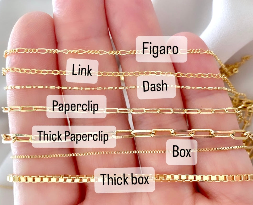 Gold Filled 777 Pendant Necklace Chunky Box Chain Thick Paperclip Necklace Religious Pendant Angel Necklace Numbers Charm Meaningful Gifts