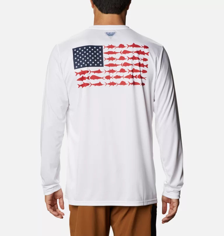 Columbia Men's Terminal Tackle PFG Fish Flag™ Long Sleeve Shirt