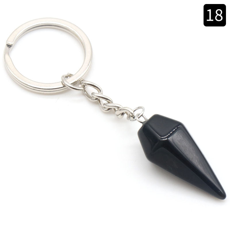 Gemstone Crystal Keychain Set - Natural Healing Stone - Crystal Gift Accessories - New!