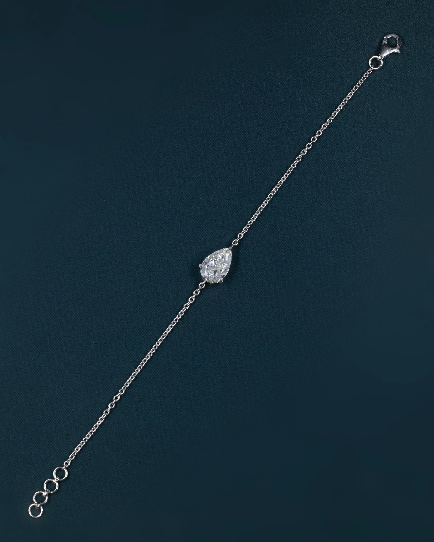 2.01 CT Pear Cut Lab-Grown Diamond Solitaire Pendant Necklace