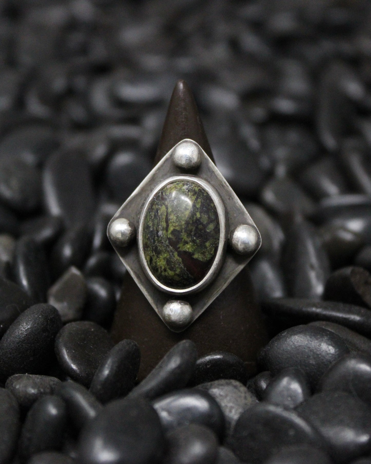 Dragon Blood Jasper Ring size 9.75