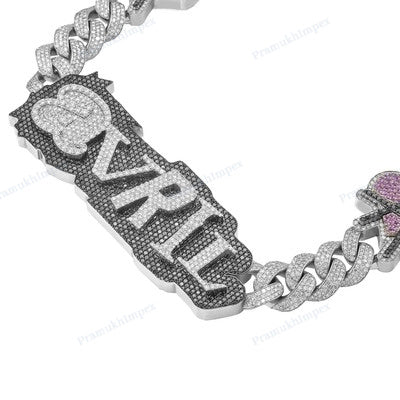VVS Moissanite Diamond Cuban Link Bracelet For Men