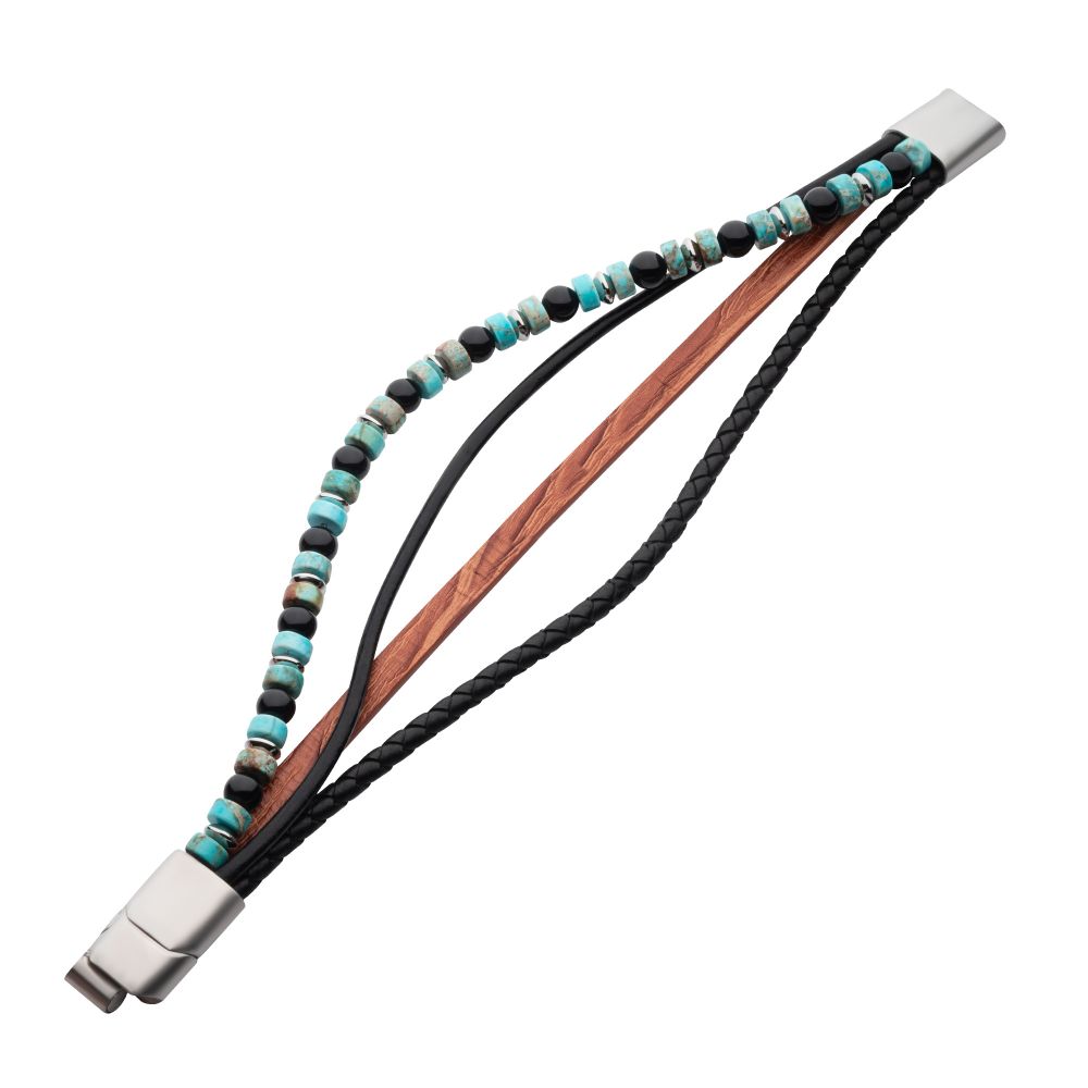 Stainless Brown & Black Full G