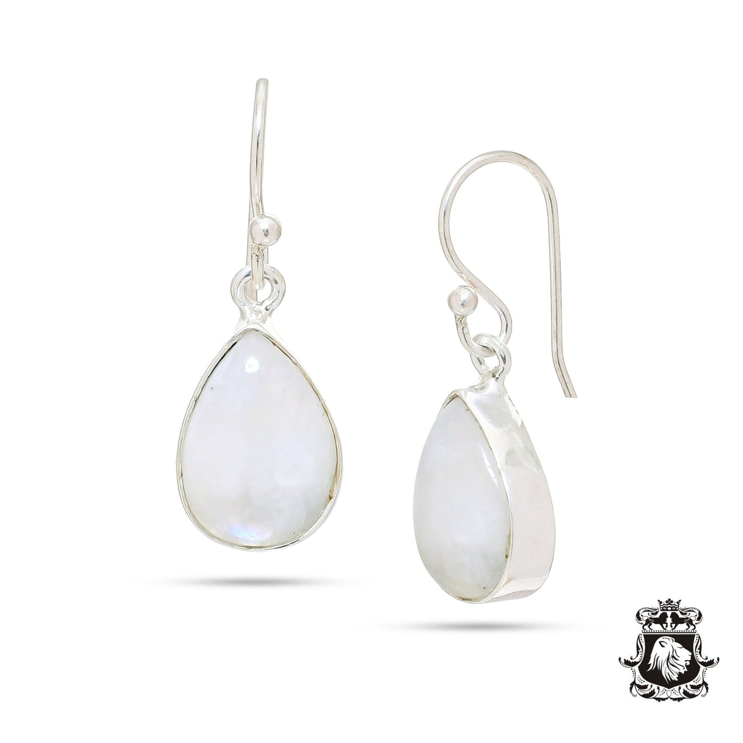 Moonstone Dangle & Drop Earrings 925 Solid (Nickel Free) Sterling Silver Earrings WHOLESALE price / Made in Canada Minimalist Earrings ER20