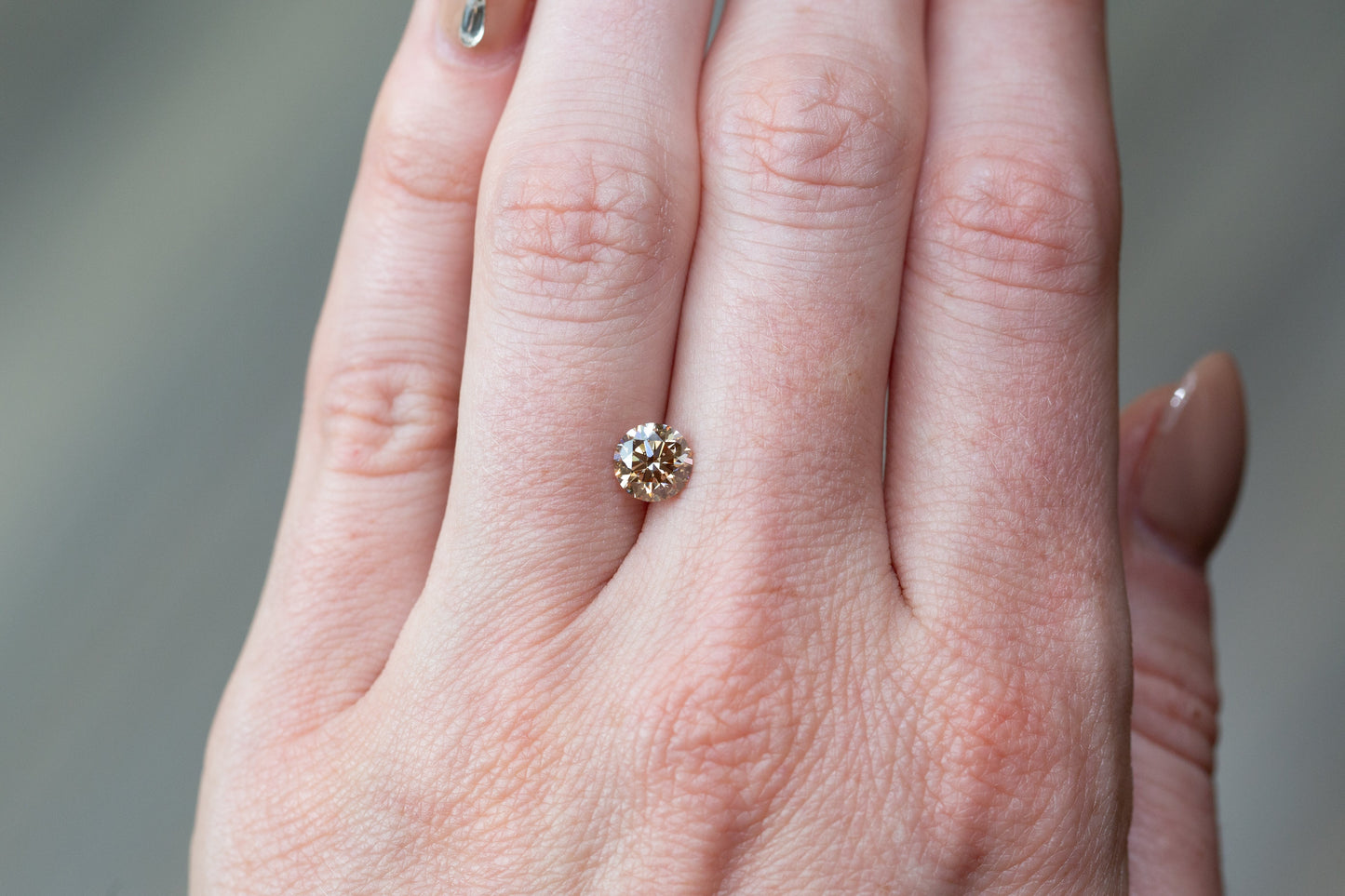 1.01ct Fancy Brown Round Lab Diamond, VVS2