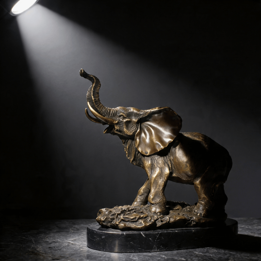 Bronze Elephant Sculpture