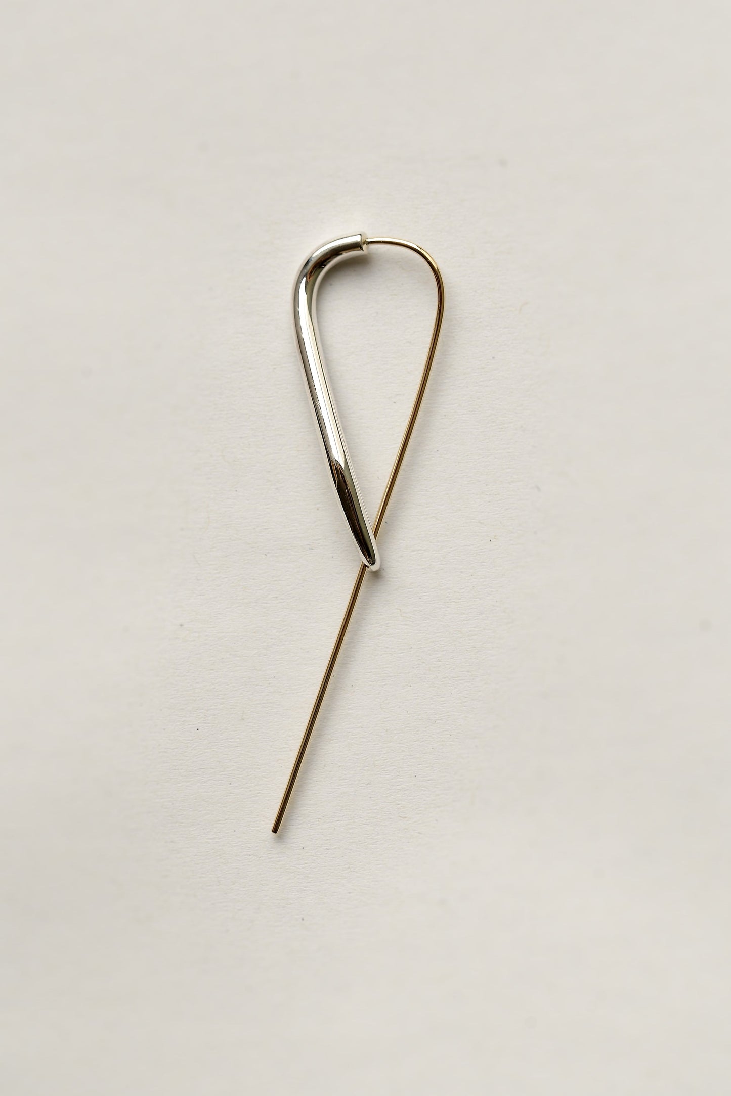 LARGE SAFETY PIN EARRING