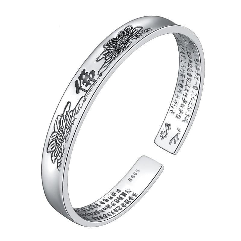 Heart Sutra Lotus Purifying Bracelet