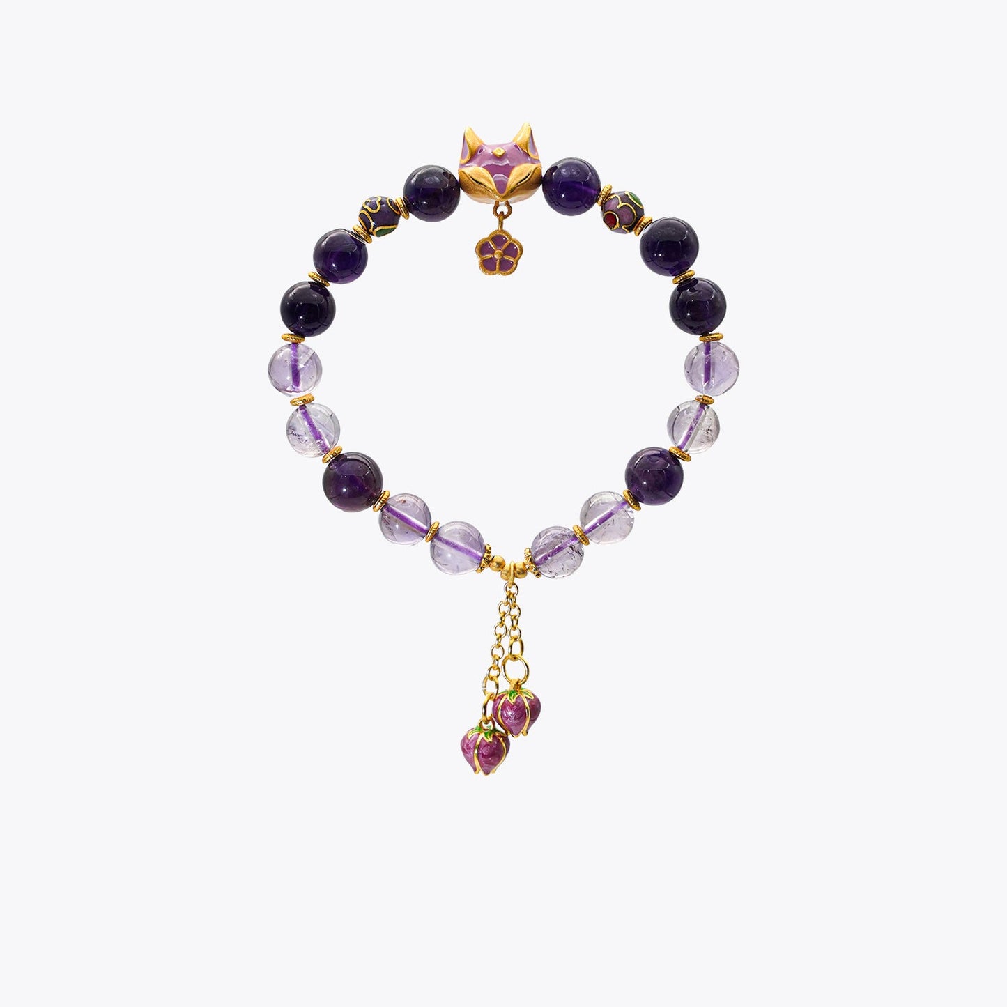 Amethyst & Citrine Destiny Shift Crystal Bracelet
