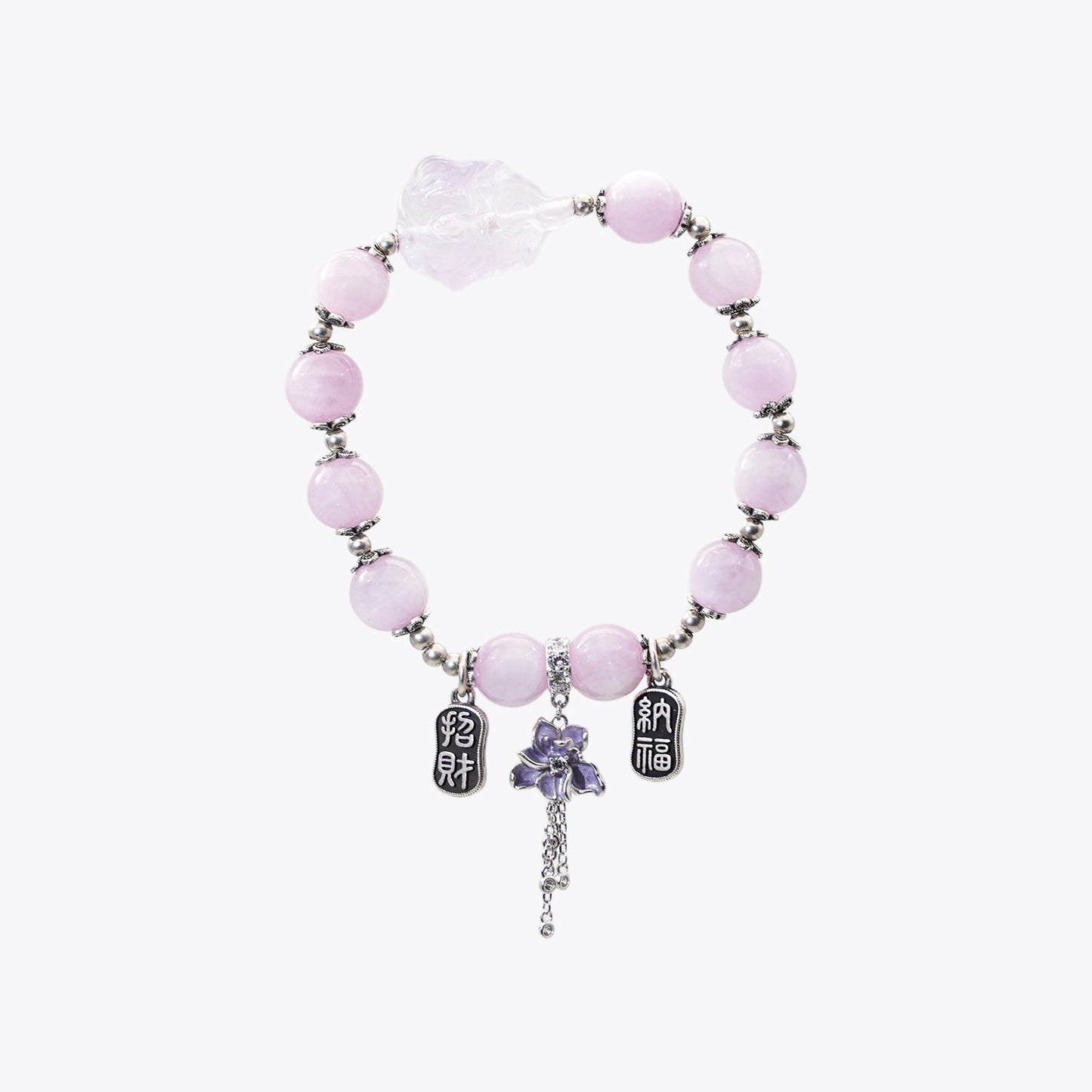 Empress of Glowing Embers Crystal Bracelet (Amber Prosperity Stone)