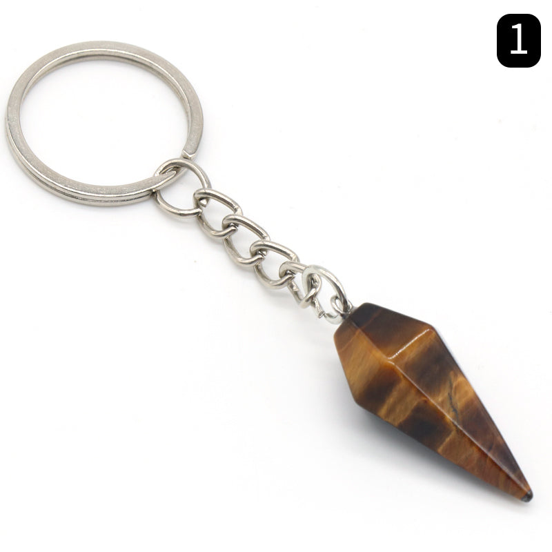 Gemstone Crystal Keychain Set - Natural Healing Stone - Crystal Gift Accessories - New!