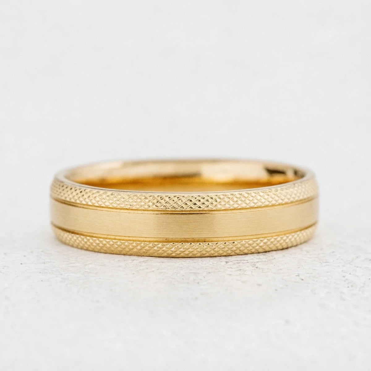 Lattice Edge | Men’s Wedding Band
