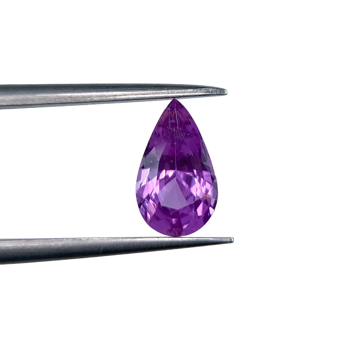 1.32ct | Brilliant Cut Pear Shape Violet Sapphire