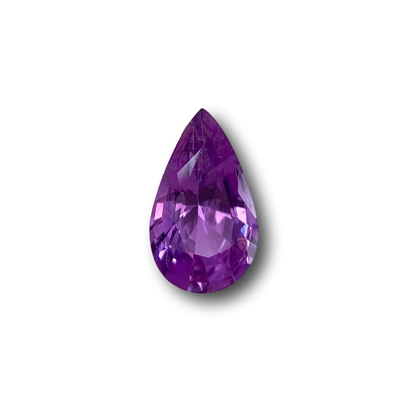 1.32ct | Brilliant Cut Pear Shape Violet Sapphire