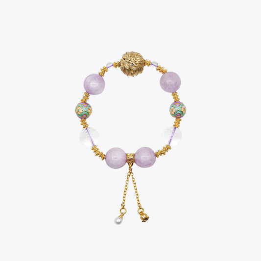 Golden Kitsune Imperial Crystal Bracelet (Consort Yang's Radiance)