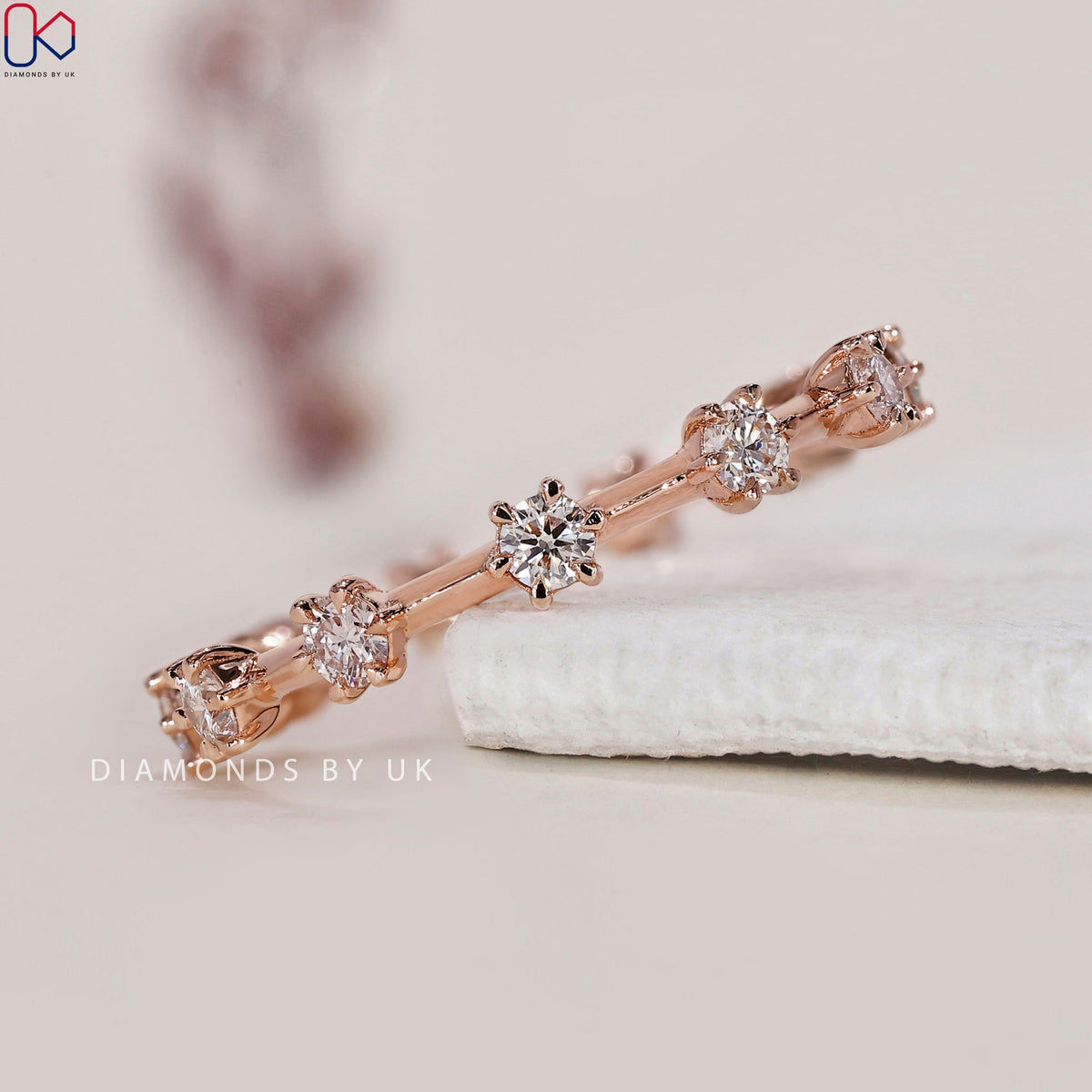 Round Eternity Diamond Band