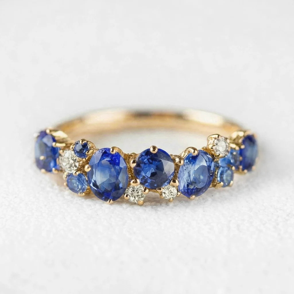 Cordelia‘s Fidelity | Thistle Blue Sapphire Engagement Ring