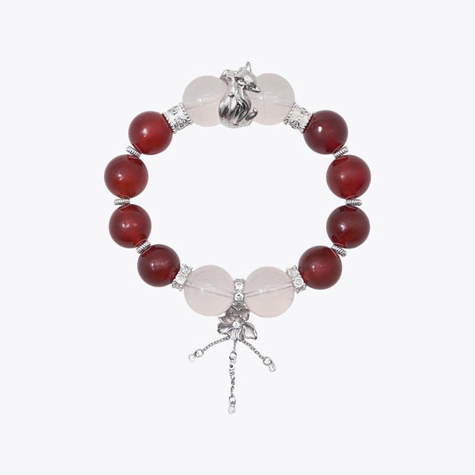 Nine-Tailed Sacred Fox · Scholarly Gem Crystal Bracelet