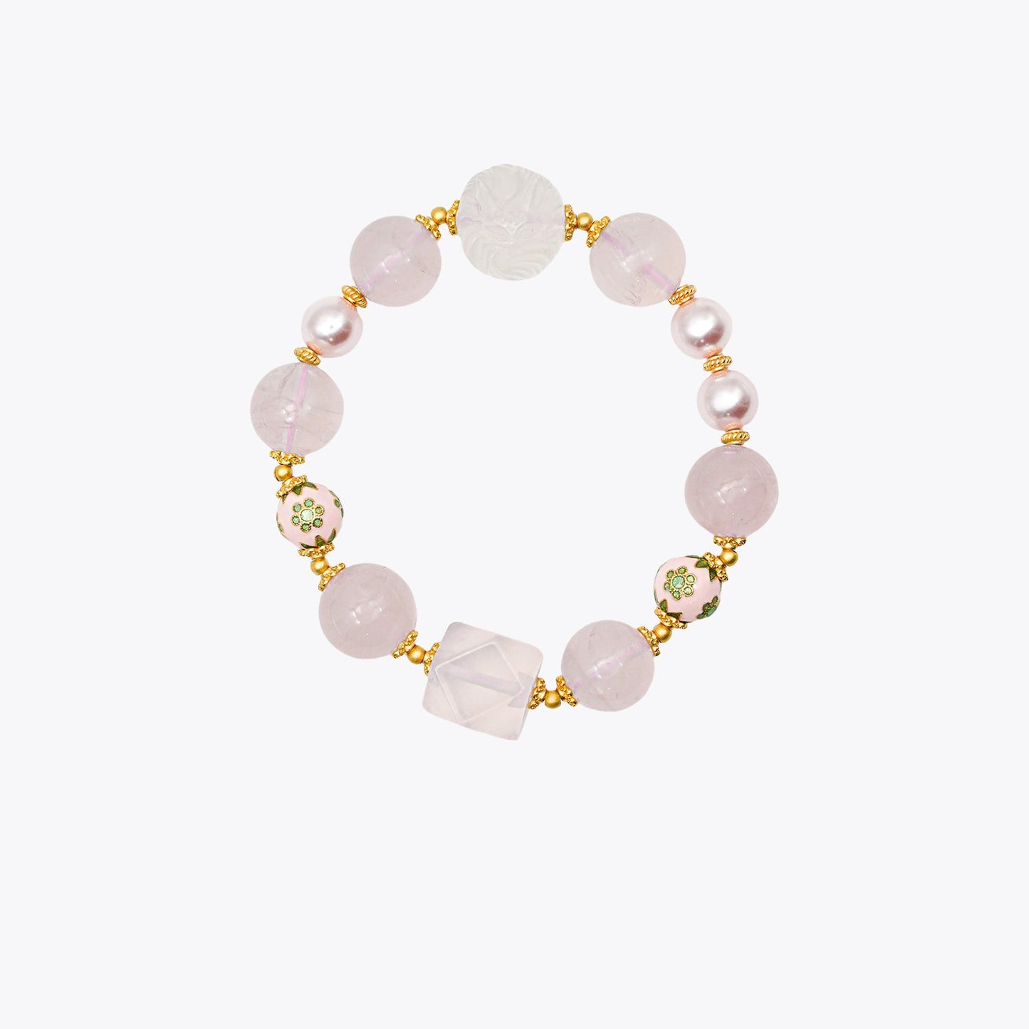 Enchantress Fox Enamel Bracelet - Ruby Charm Energy