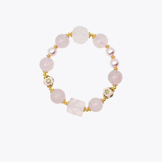 Enchantress Fox Enamel Bracelet - Ruby Charm Energy