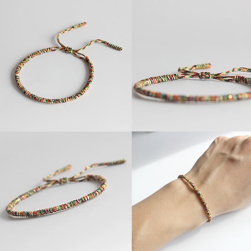 Tibetan Knot Buddhist Lucky Bracelet
