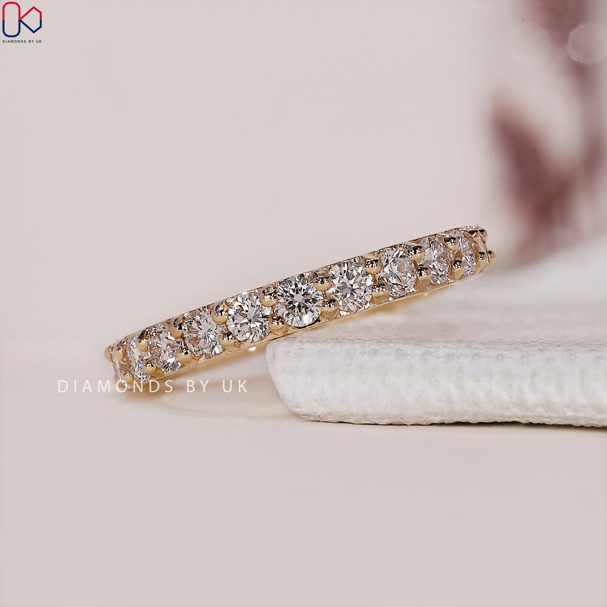 Full Diamond Eternity Band - Round Diamond
