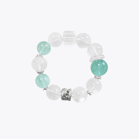 Celestial Fox Chasing Moon · Serene Joy Crystal Bracelet
