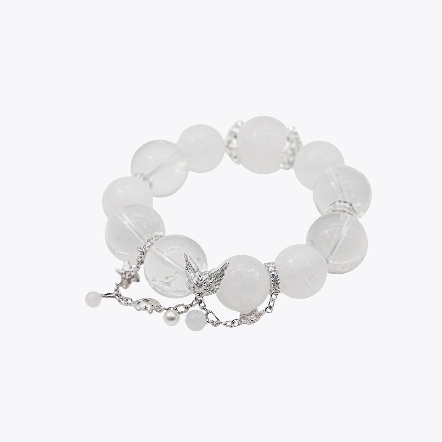 Nine-Tailed Celestial Fox · White Water Nymph Crystal Bracelet