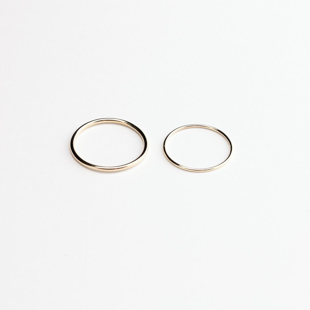 ESSENTIAL ROUND BAND GOLD RING