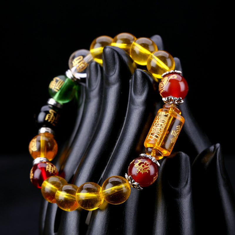 God of Wealth Feng Shui Citrine Bracelet