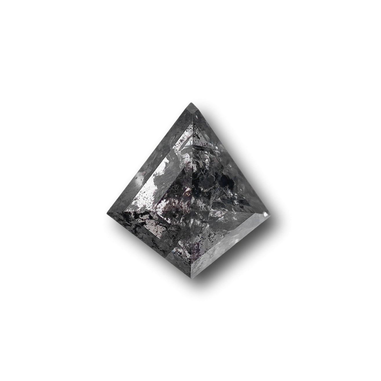 2.06ct | Salt & Pepper Kite Shape Rose Cut Diamond