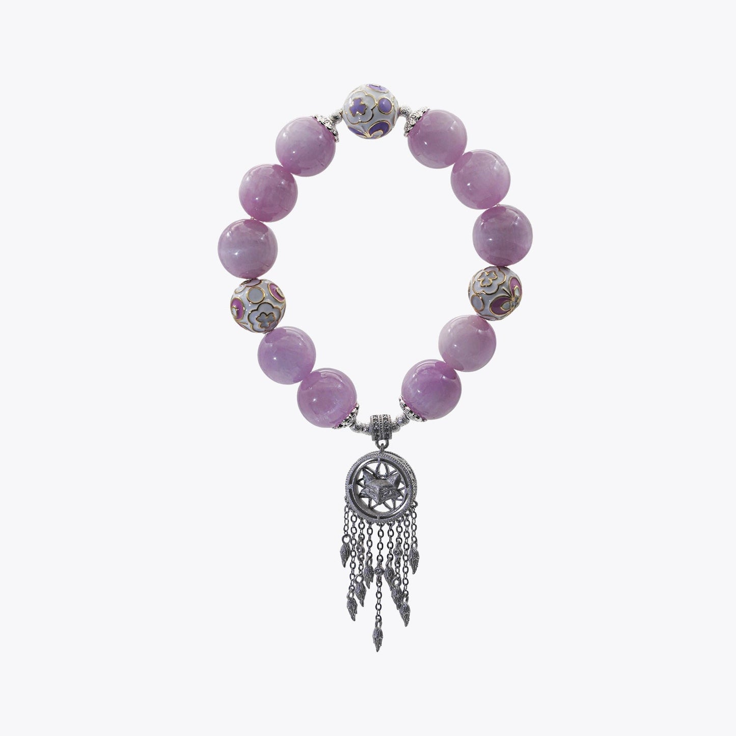 Nine-Tailed Dreamcatcher · Enchanting Gem Crystal Bracelet
