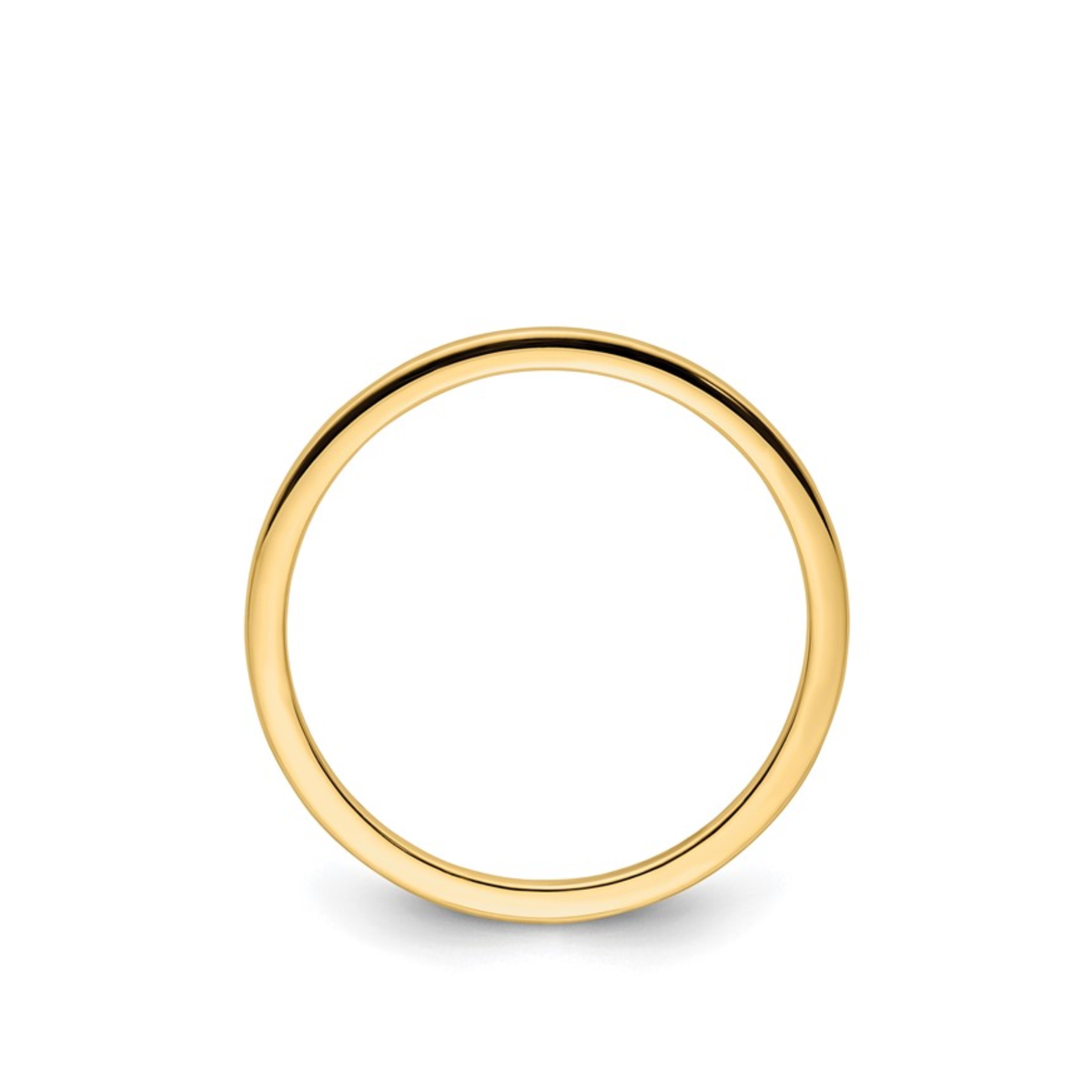 The Half Round Stacking Ring | Polished | 1.2mm