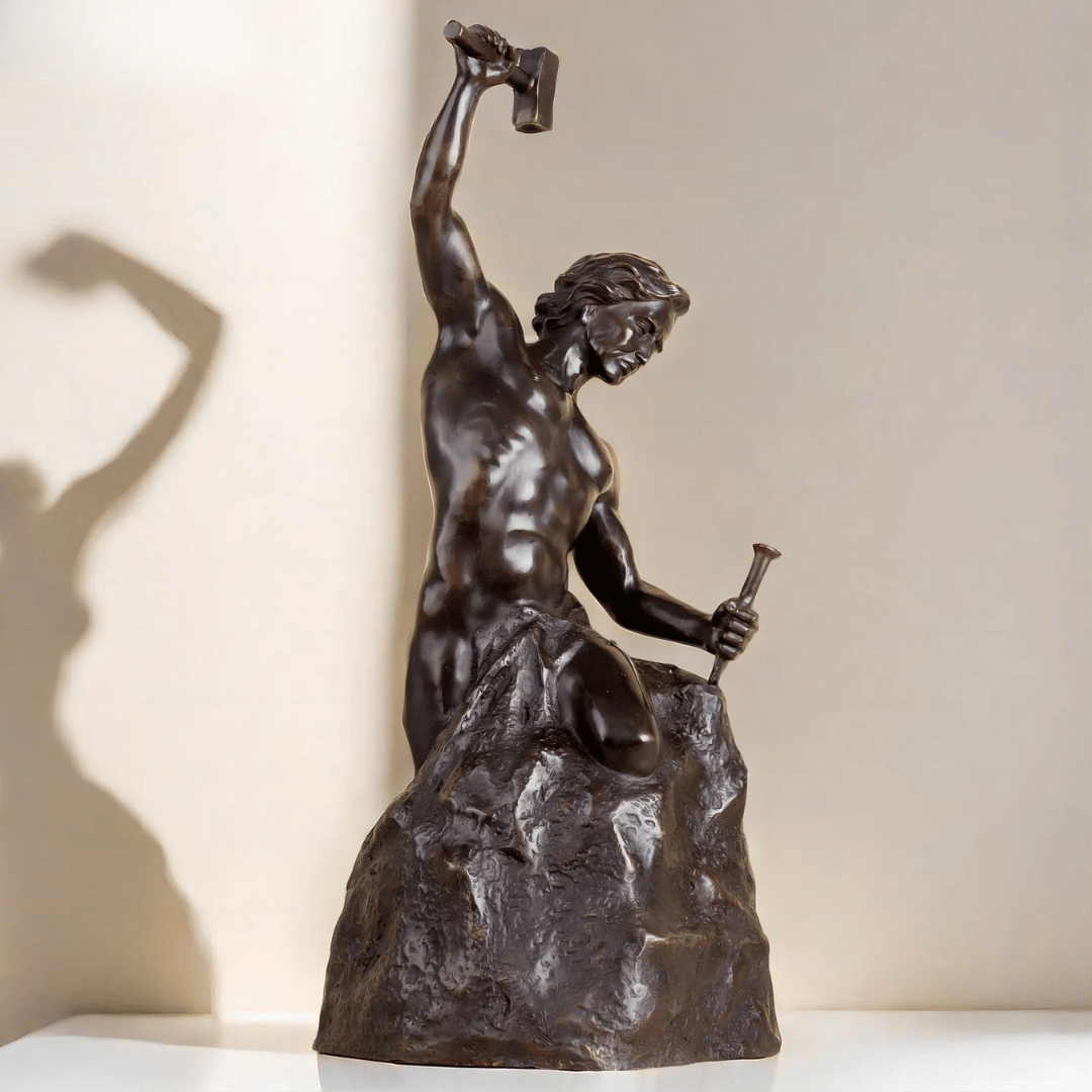 Self-Made Man Bronze Sculpture