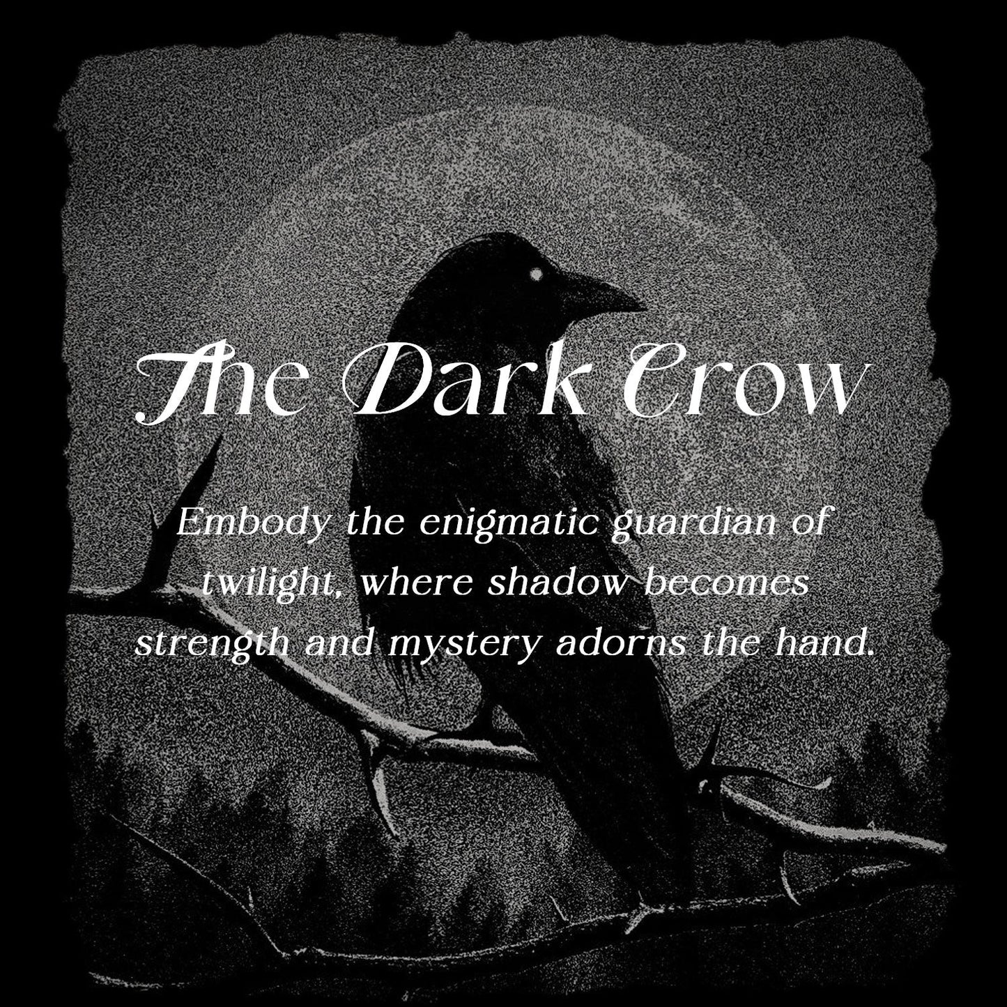 Unique Gothic Style Crow Inspired Black Gold Halloween Jewelry Set - The Crow Collection