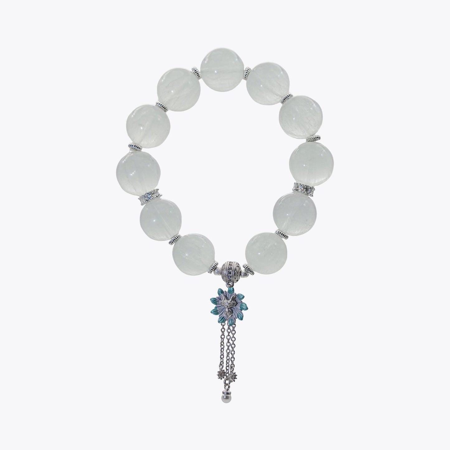 Nine-Tailed Celestial Fox · Jade Whisper Crystal Bracelet