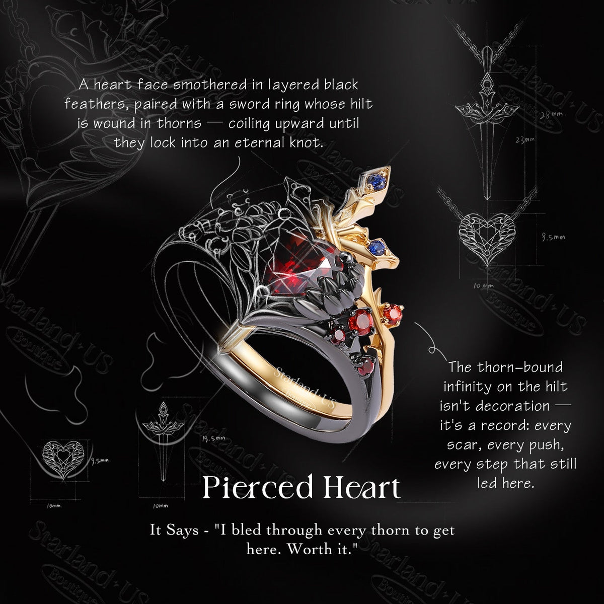 Color Your Pierced Heart