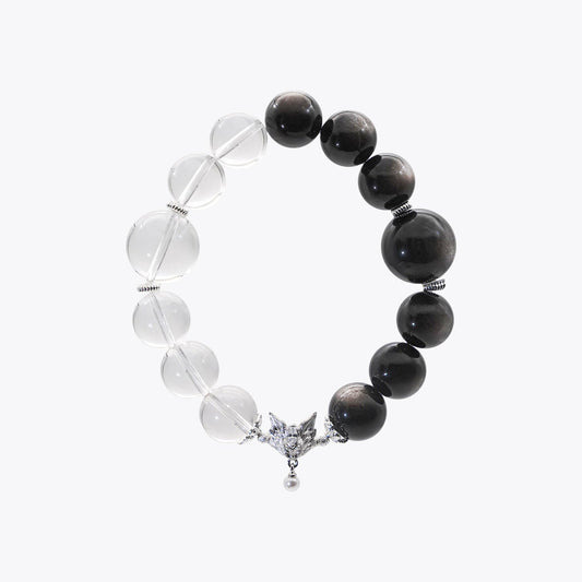 Nine-Tailed Fox · Ethereal Shadow Crystal Bracelet