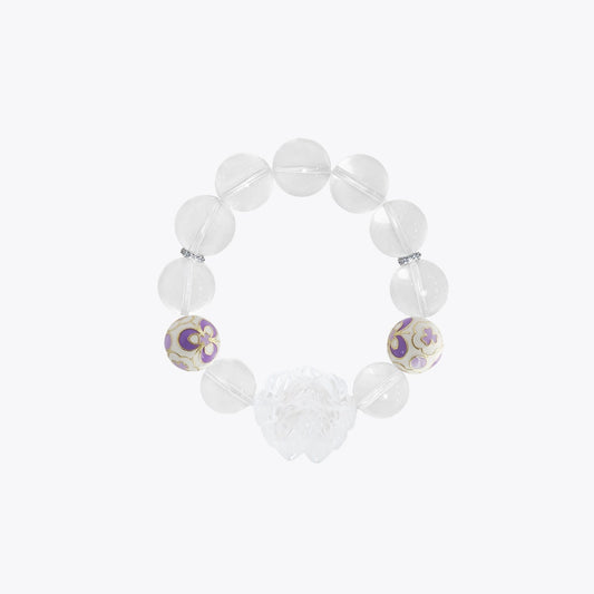 Nine-Tailed Lotus · A Wisp of Scent Crystal Bracelet