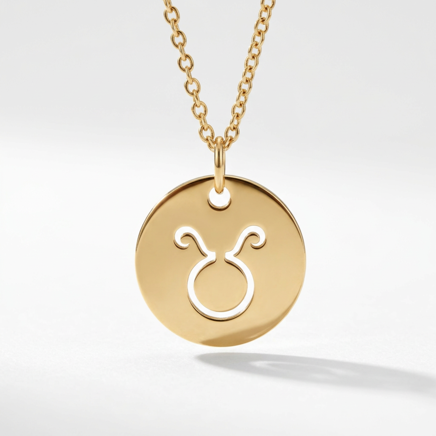 The Zodiac Necklace | Taurus | 14K Gold