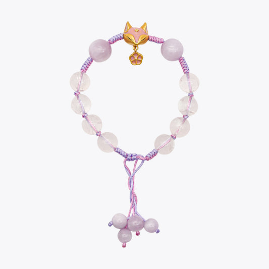 Amethyst Blossom Fortune Shift Crystal Bracelet