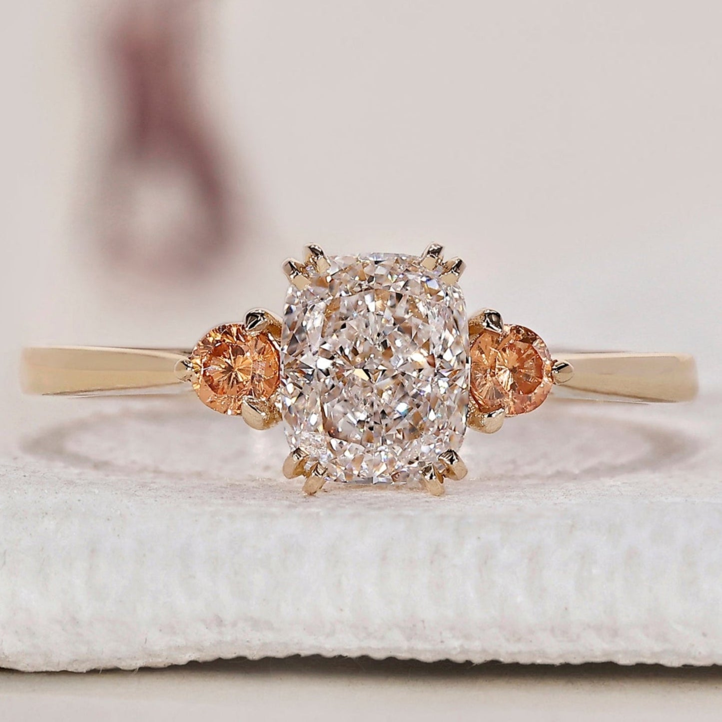 Cushion Cut Engagement Ring